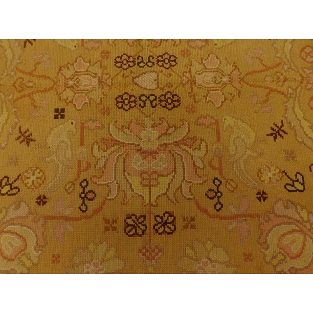 Textile Vintage Hand-Woven Portuguese Sumac Rug For Sale - Image 7 of 13