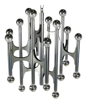 Gaetano Sciolari Modernist Chandelier