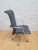 Black Mid Century Modern Peter Protzman High Back Swivel Chair Newly Reupholstered For Sale - Image 8 of 8