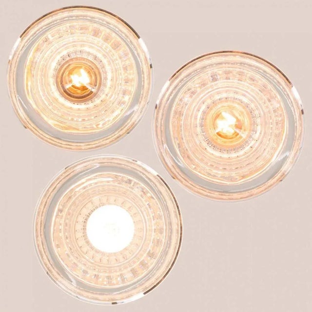 Glass Wall Sconce attributed to Cosack Leuchten, 1970s For Sale - Image 3 of 16