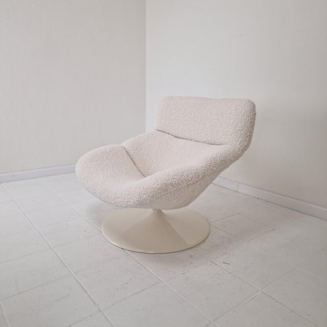 F518 Lounge Chair in Bouclé Fabric by Geoffrey Harcourt for Artifort, 1970s For Sale - Image 11 of 11