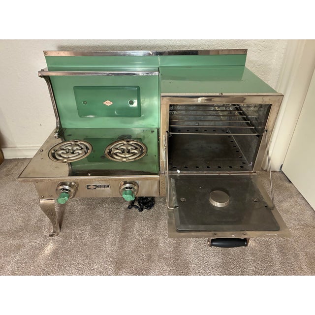 Antique Child’s Electric Range by Empire, Metal Ware For Sale - Image 9 of 12