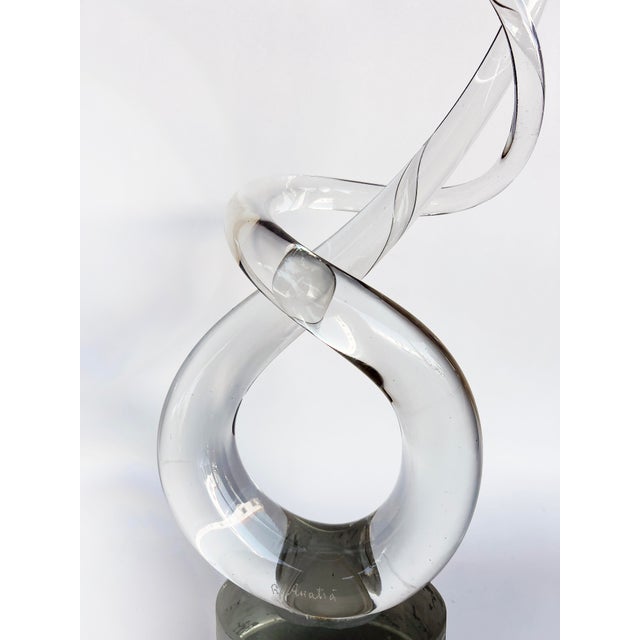 Renato Anatra Italian Murano Glass Freeform Sculpture Abstract 1980s For Sale In Miami - Image 6 of 9
