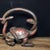 Traditional Antique Bronze Dark Warrior Turtle & Snake Sculpture – 10.6" Xuanwu Mythical Beast For Sale - Image 3 of 9