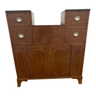 1910s Antique Regency Style Cabinet For Sale