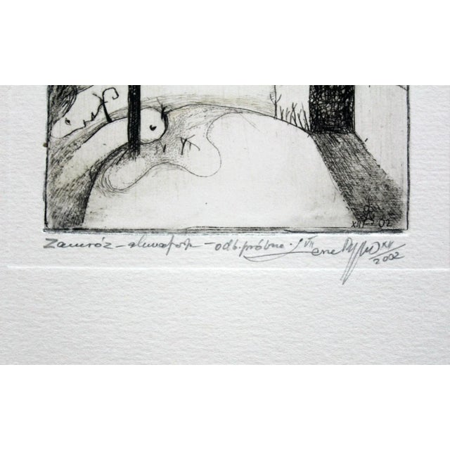 Leszek Rózga, The Freeze, 2002, Etching on Paper For Sale - Image 3 of 6