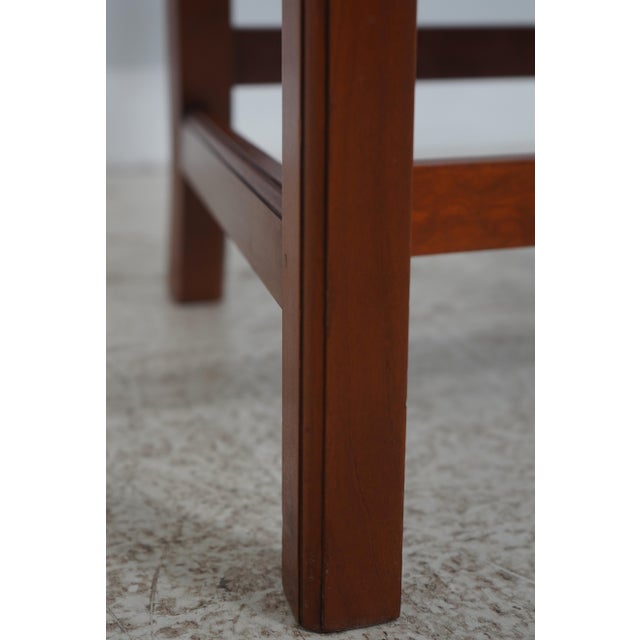 Set of Eight Eldred Wheeler Cherry Dining Room Chairs For Sale - Image 11 of 18