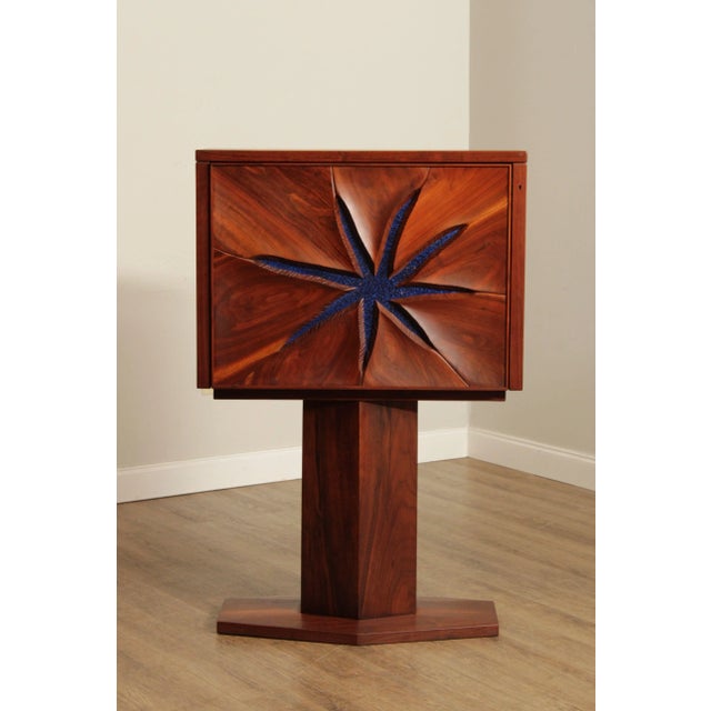 Wood 1970s Robert Whitley Studio Crafted Walnut Starfish Desk For Sale - Image 7 of 13