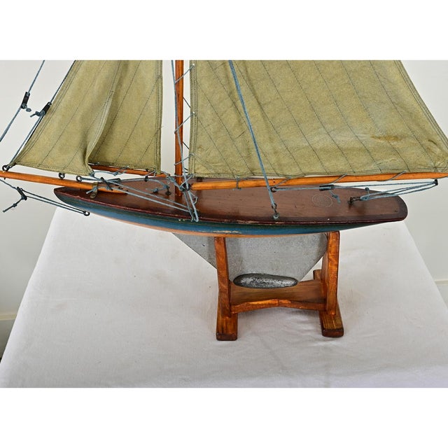 1920s Scottish Early 20th Century Pond Yacht For Sale - Image 5 of 10