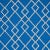 Sample - Schumacher Branson Embroidery Fabric in Blue For Sale