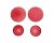 Mid 20th Century Vintage Ruby Red Crystal Glass Bowls and Plates - 4 Pieces For Sale - Image 5 of 7