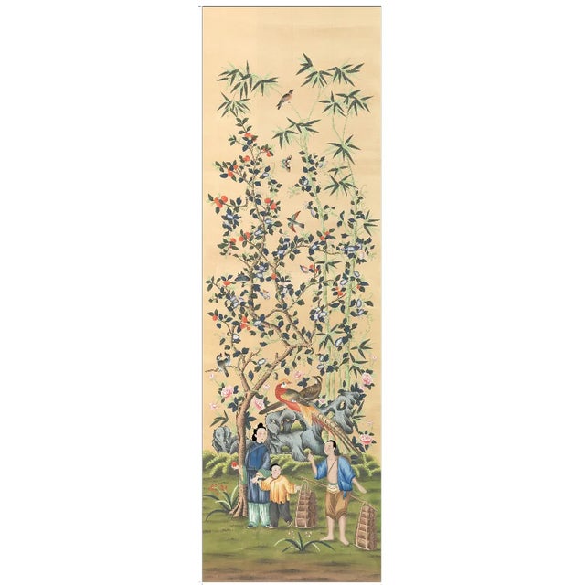 Set of Four Chinoiserie Wall Panels, 18th Century Style For Sale - Image 4 of 5