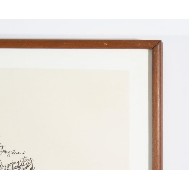 1977 “James Joyce as Ulysses” Word Portrait Serigraph Print by John Sokol For Sale In Indianapolis - Image 6 of 9