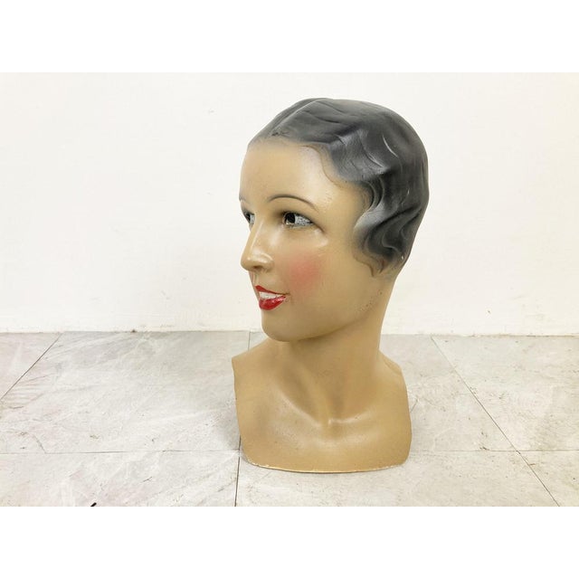 Vintage Female Mannequin Head, 1960s For Sale - Image 11 of 12