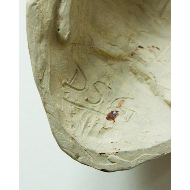 Mask in Red-Toned Glazed Ceramic in the style of Accolay, 1970s For Sale - Image 6 of 7