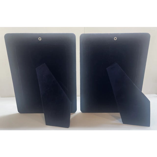 Vintage Silver Plate Picture Frames by Wallace - A Pair For Sale - Image 11 of 15