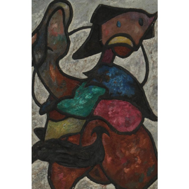 1956 "Desert Rider" Mixed Media Composition by Charles Melohs For Sale - Image 4 of 10