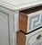 Wood Antique 19th C. Painted Pine Dresser Chest of Drawers With Greek Key Motif For Sale - Image 7 of 17
