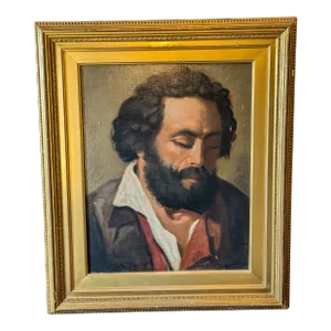 Mid 19th Century Self Portrait Attributed to Gustave Courbet, Framed