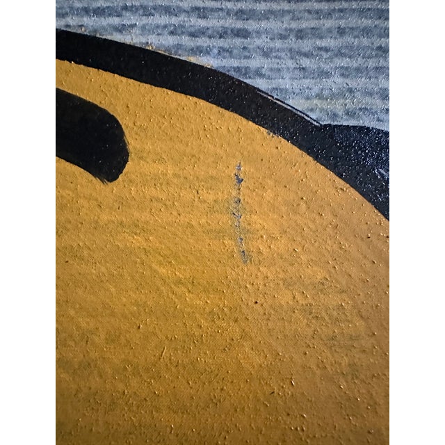 Late 20th Century Rare Mirovian Inspired Abstract Painting by Peter Keil, Late 20th Century - Junge Wilde Collection For Sale - Image 5 of 6