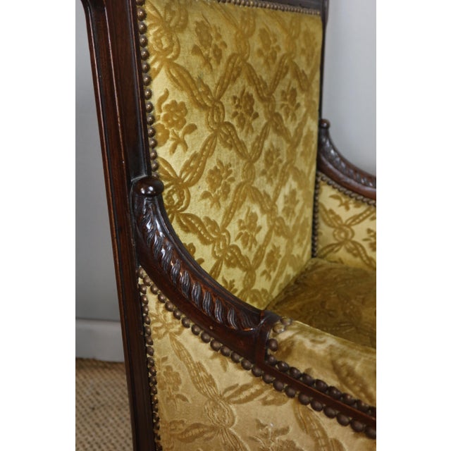 Set of Empire Style Bergere Chairs, 1890s For Sale - Image 11 of 17