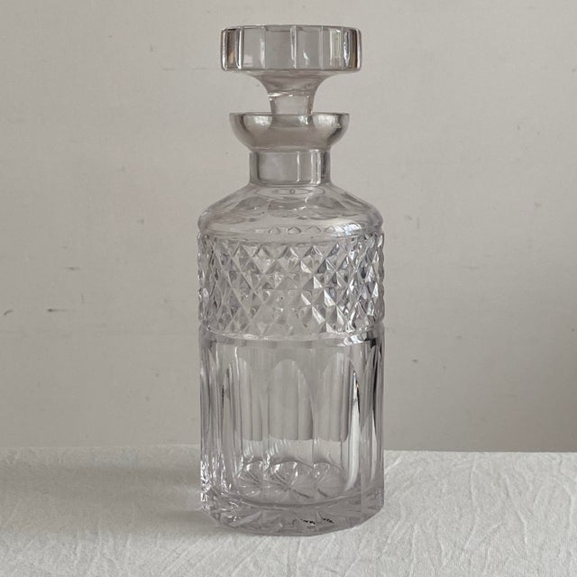 Glass Vintage Crystal Whisky Decanter from Baccarat, 1970s For Sale - Image 7 of 7