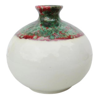 Studio Art Pottery Porcelain Vase For Sale