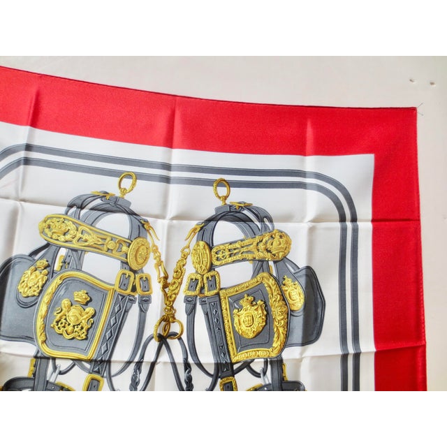Hermes Silk Scarf "Brides De Gala " 1957 For Sale In New York - Image 6 of 6