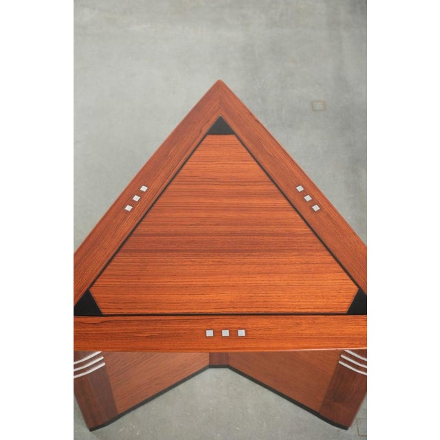 Art Deco Triangular Coffee Table by Schuitema from the Decoforma Series For Sale - Image 4 of 11