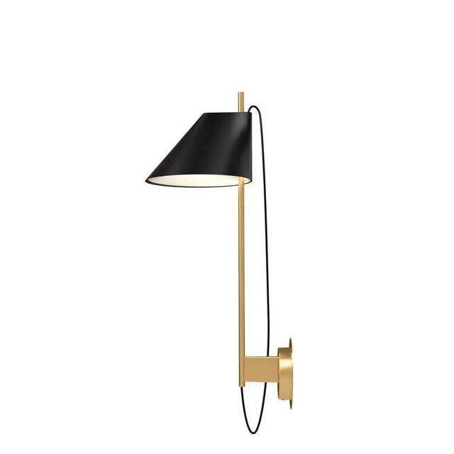 GamFratesi White 'Yuh' Brass & Marble Floor Lamp for Louis Poulsen For Sale - Image 9 of 11