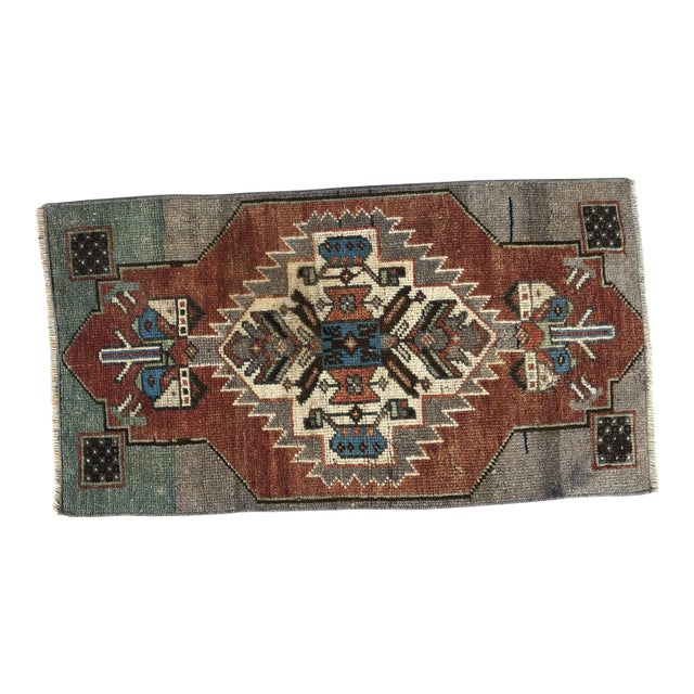 Handmade Anatolian Floral Rug For Sale