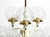 Metal Brass Glass Tulipan Ceiling Lamp by Hans Agne Jakobsson for Markaryd, 1960s For Sale - Image 7 of 18