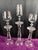 Mid-Century Modern Cascade Etched Crystal Stemware • Complete 36‑Piece Service With Jewel‑Cut Sphere Stems For Sale - Image 3 of 11