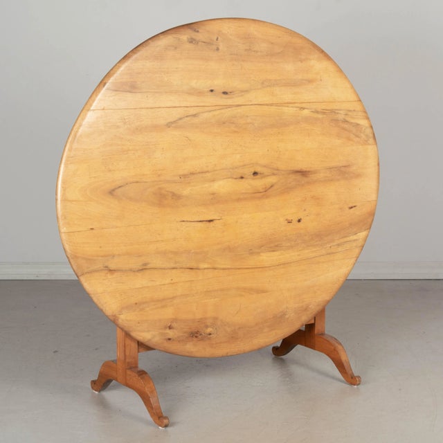 French Tilt Top Dining Table For Sale - Image 9 of 11