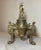 Traditional Antique Ornate 19th Century Bronze Egyptian Revival Candelabra Desk Jar Sphinx For Sale - Image 3 of 12