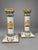 Set of Four Lord & Taylor French Faience Napoleonic Style Eagle Candlesticks For Sale In Providence - Image 6 of 9