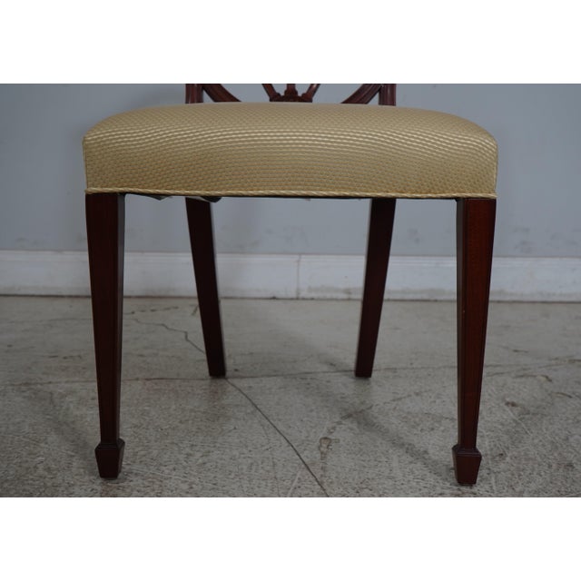 Kindel Shield Back Mahogany Side Chair For Sale - Image 11 of 12