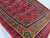 Extra-Long Red Turkmen-Style Geometric Wool Runner Rug, 2'7" X 19'3" For Sale - Image 10 of 12