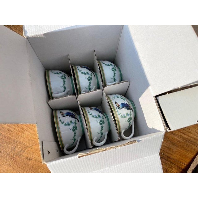 Toucans Model Tea Service by Hermès & Limoges, Set of 36 For Sale - Image 10 of 11