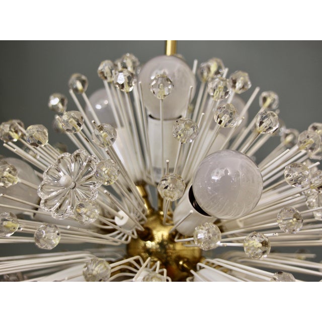 Snowball Hanging Lamp attributed to Emil Stejnar for Rupert Nikoll, 1950s For Sale - Image 9 of 13