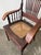 American 1905 Horrocks Desk Co. Oak & Cane Arm Chair For Sale - Image 3 of 13