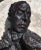 Abstract 1950s Metal Bust Sculpture of a Violinist For Sale - Image 3 of 11