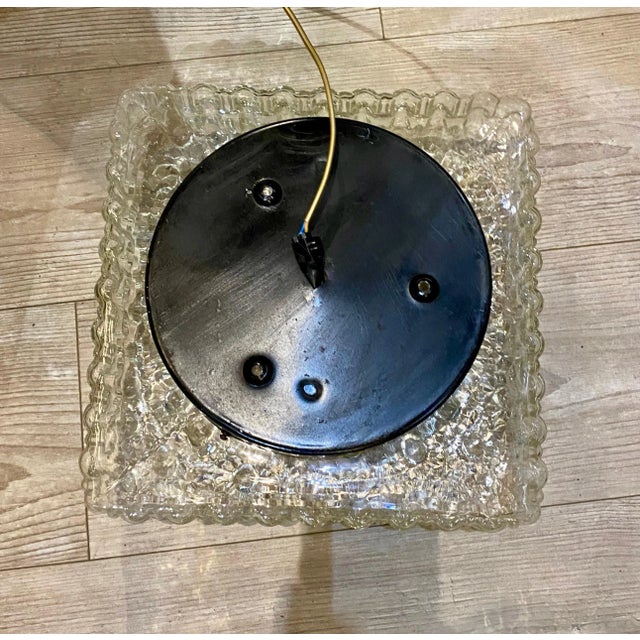 Glass Ceiling Lamp, 1960s For Sale - Image 8 of 18