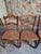 Antique French Dining Chairs with Woven Cane Seats in Beech, 1900, Set of 4 For Sale - Image 15 of 18