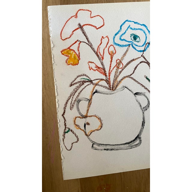 Flowers always lighten up our mood. They deliver joy and calmness instantly. I created a series of 11 oil pastel drawings...