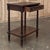 French Mid-Century Louis XVI Style Mahogany & Brass End Table For Sale - Image 14 of 18