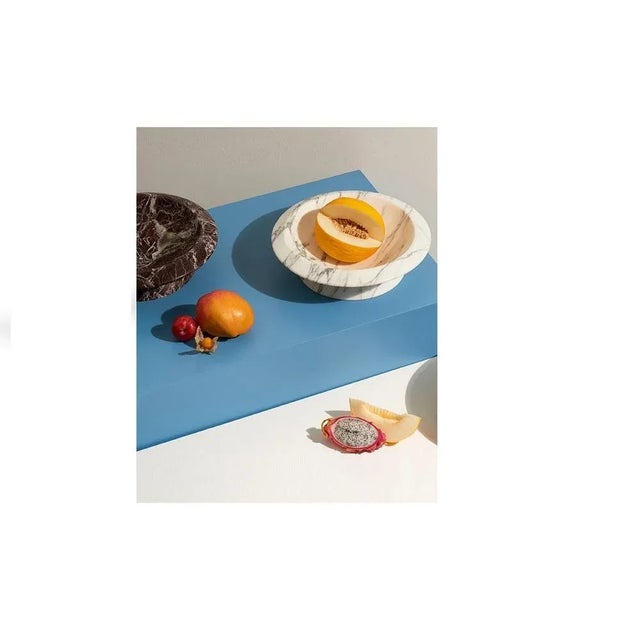 Contemporary Rosso Amaltea Table Lamp by Ivan Colominas For Sale - Image 3 of 4