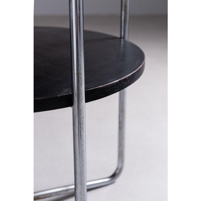 Coffee Table with Tubular Frame by Michael Thonet, 1940s For Sale - Image 13 of 14