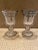 Italian Pair of 1990s Arte Italica Vetro Wine Goblet With Silver Etched Trim For Sale - Image 3 of 6