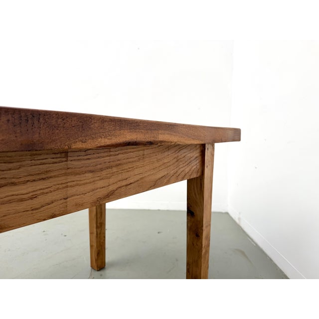 1950s Vintage Oak Table, 1950s For Sale - Image 5 of 18